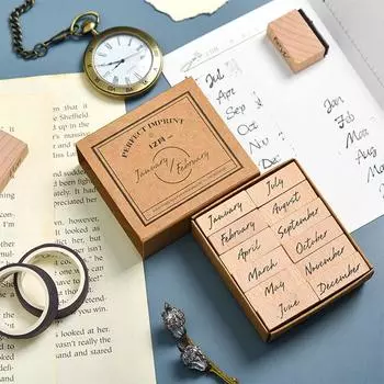 Ручная работа Украшение палатки Базовый символ Номер Штамп DIY Печать Канцелярские принадлежности Офисные принадлежности Style 2