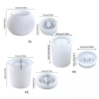 Ручная работа, украшения для свечей, литье, эпоксидная форма для креативной коробки для хранения, силиконовая форма, флакон духов, УФ-смола