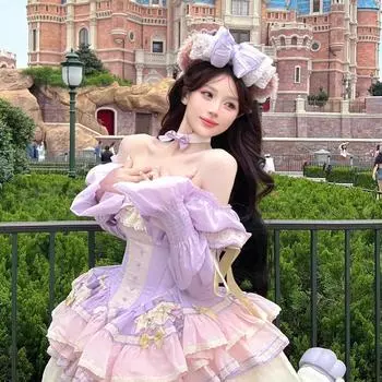 Ручная работа Весенняя повязка на голову Ширли Роуз Милая повязка на голову с бантом Парк развлечений Фото Головной убор Мытье волос Осень