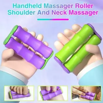 Ручная роликовая игрушка-непоседа для снятия стресса, противоскользящая канавка, удобная ручка, тело, рука, нога зелёный