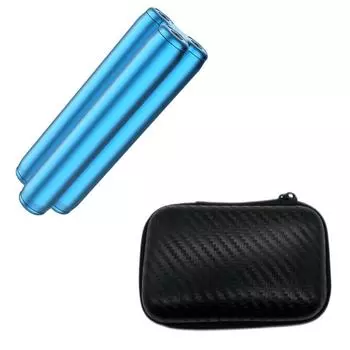 Ручная роликовая игрушка-непоседа для взрослых, игрушка для массажа рук против беспокойства, помогает снять стресс, тревогу, напряжение, способствует концентрации внимания, ясности, портативный дизайн 10x3.4x3.4cm синий