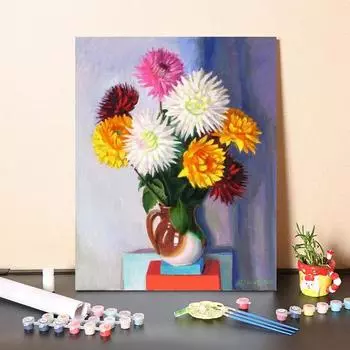 Ручная роспись чисел картина маслом DIY картина по номерам украшение дома холст цифровая картина маслом 40x50cm no frame
