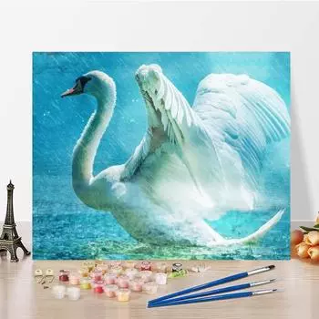 Ручная роспись чисел картина маслом DIY картина по номерам украшение дома цифровая картина маслом холст 40x50cm no frame