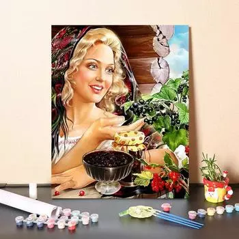 Ручная роспись декомпрессии DIY цифровая картина маслом украшение дома картина по номерам холст живопись 40x50cm no frame