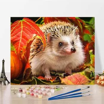 Ручная роспись декомпрессии украшения дома DIY цифровая картина маслом картина по номерам холст живопись 40x50cm no frame