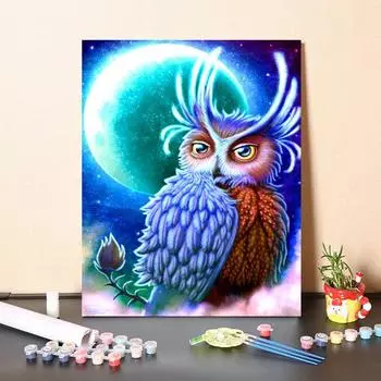 Ручная роспись DIY цифровая картина маслом декомпрессионная картина по номерам украшение дома холст живопись 40x50cm no frame