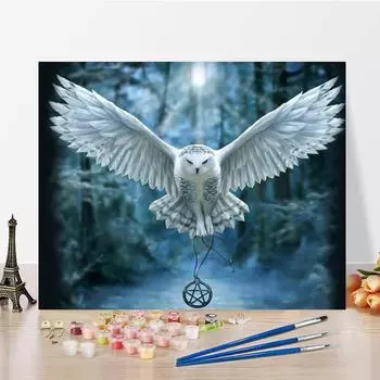 Ручная роспись DIY Картина по номерам Цифровая картина маслом Украшение дома Номера Картина маслом Холст 40x50cm no frame