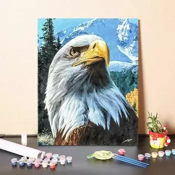 Ручная роспись DIY Картина по номерам Цифровая картина маслом Украшение дома Холст Цифровая картина маслом 40x50cm no frame