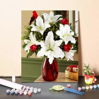 Ручная роспись DIY картина по номерам холст украшения дома цифры картина маслом цифровая картина маслом 40x50cm no frame