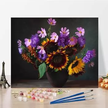 Ручная роспись DIY картина по номерам украшения дома холст цифровая картина маслом цифры картина маслом 40x50cm no frame