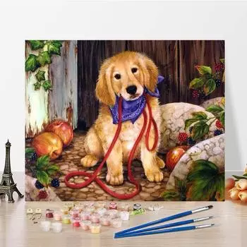 Hand Painted Canvas Numbers Oil Painting Home Decoration Digital Oil Painting DIY Painting By Numbers 40x50cm no frame