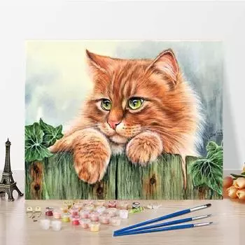 Ручная роспись на холсте, цифровая картина маслом, цифры, картина маслом, сделай сам, картина по номерам, украшение для дома 40x50cm no frame