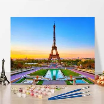 Ручная роспись на холсте, цифровая картина маслом, цифры, картина маслом, украшение дома, сделай сам, картина по номерам 40x50cm no frame