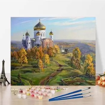 Ручная роспись украшения дома DIY цифровая картина маслом картина по номерам декомпрессия холст живопись 40x50cm no frame