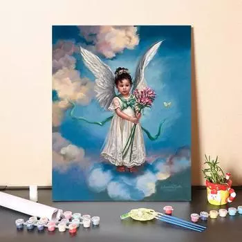 Ручная роспись украшения дома холст номера картина маслом DIY картина по номерам цифровая картина маслом 40x50cm no frame