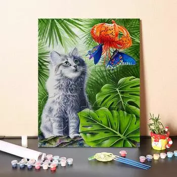 Ручная роспись украшения дома холст номера картина маслом цифровая картина маслом DIY картина по номерам 40x50cm no frame