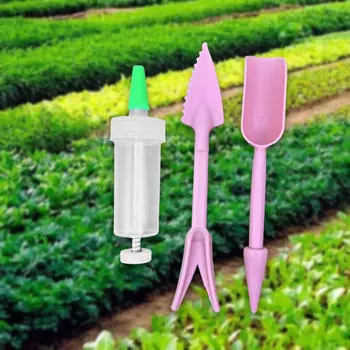 Ручная сеялка для семян, ручная сеялка, разбрасыватель, патио, ферма, мини-посевной дозатор, сеялка для посадки Without Box