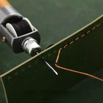 Ручная швейная машина «сделай сам», вощеная нить для кожи, инструмент для шитья кожи, кожаный ремесленный швейный ремень, полоски, инструменты для сапожника 13Pcs/Set