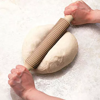 Ручная скалка с винтовой резьбой Многофункциональный простой в использовании кондитерский валик Принадлежности для выпечки B