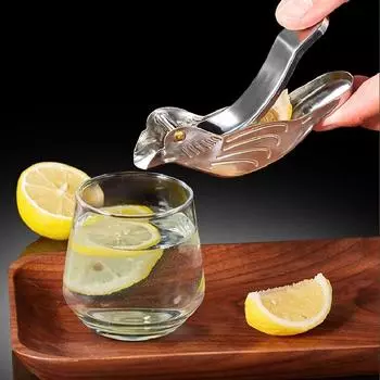 Ручная соковыжималка Creative Bird из нержавеющей стали для домашнего хозяйства, ручной отжим фруктов, граната, апельсина, лимона, соковыжималка, инструменты для бара, фруктовые инструменты