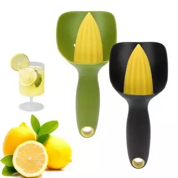 Ручная соковыжималка для цитрусовых, соковыжималка для грейпфрутов, апельсиновый пресс для эффективного отжима сока, сохраняющий питательные вещества чёрный