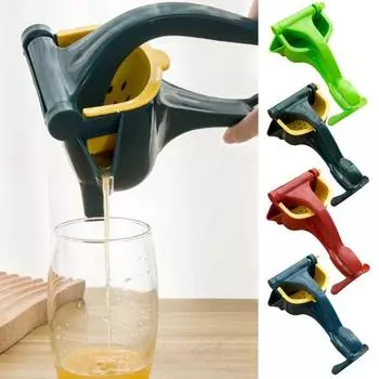 Ручная соковыжималка для лимона и лайма, легко чистящаяся ручная соковыжималка для кухни, бара, домашней вечеринки, холода синий