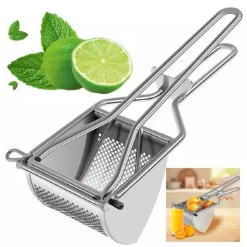 Ручная соковыжималка для лимона из нержавеющей стали, ручной пресс для апельсинов, портативная домашняя кухонная утварь, мини-блендер, соковыжималка