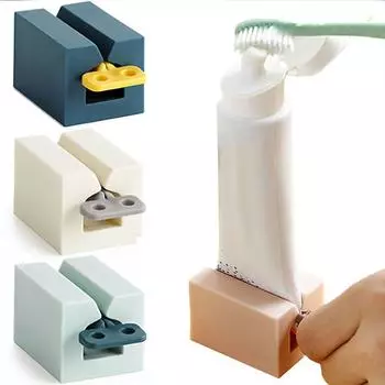 Ручная соковыжималка для зубной пасты, бытовая соковыжималка для зубной пасты, пресс для тюбиков, принадлежности для ванной комнаты белый