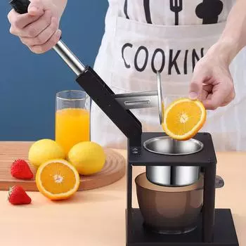 Ручная соковыжималка из нержавеющей стали, бытовой жареный арбузный сок, экстрактор апельсинового сока, соковыжималка для фруктов, экстрактор гранатового сока, соковыжималка one size