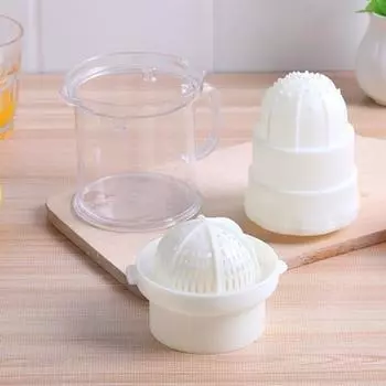 Ручная соковыжималка Ручная соковыжималка для цитрусовых и апельсинов Портативный блендер Мини-соковыжималка Машина для прессования фруктов Белый цвет белый