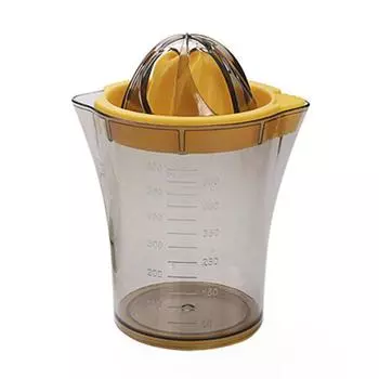 Ручная соковыжималка с весами и ручным прессом, портативная фруктовая соковыжималка для цитрусовых, апельсинов, лимонов, ручная соковыжималка для лимонов для кухни оранжевый