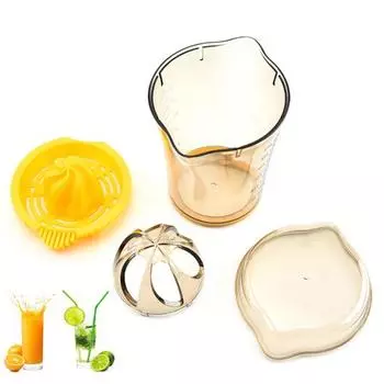 Ручная соковыжималка Yousheng Прочная прочная соковыжималка для лимона с мерным стаканом Простая в использовании нескользящая основа Соковыжималка для фруктов Товары для дома