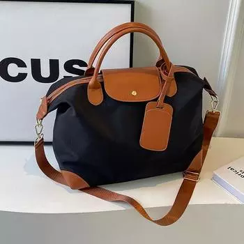 Ручная сумка большой вместимости для женщин, новинка 2024 года, сумка на одно плечо, дорожная сумка на короткие расстояния для мужчин, парусиновая сумка для мамы, большая сумка