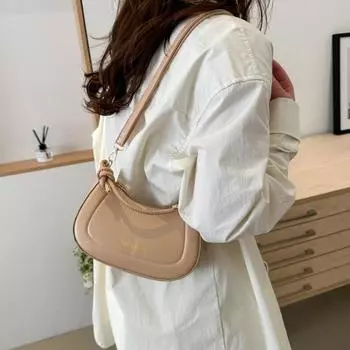 Ручная сумка из искусственной кожи на плечо в корейском стиле, женская сумка, креативная сумка через плечо, повседневная розовый