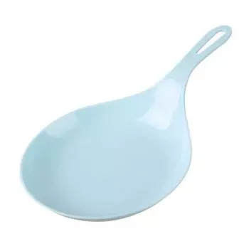 Ручная тарелка с ручкой, большая ложка, поднос для картофеля фри, жареной курицы, закуски розовый