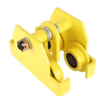 Ручная тележка грузоподъемностью 3 тонны, прочная стальная двутавровая балка, однопутная тележка для подъема крана