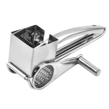 Ручная терка для сыра из нержавеющей стали, роторная овощерезка для моркови, дропшиппинг