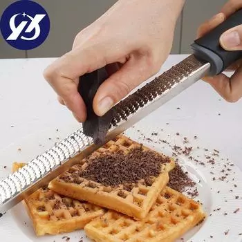 Ручная терка для сыра, многофункциональная терка для шоколадного сыра из нержавеющей стали 304, терка для лимона и имбиря красный