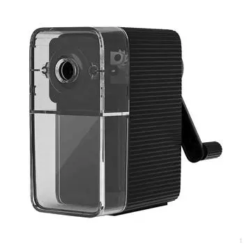 Ручная точилка для карандашей Sketch с регулируемыми кончиками, портативная рукоятка для чёрный