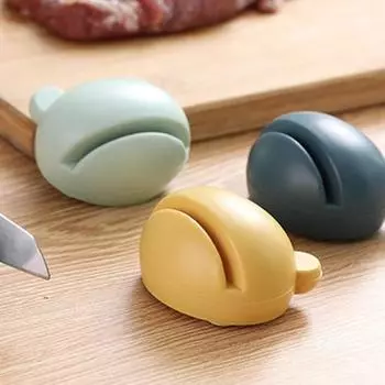 Ручная точилка, нескользящая, легкая, из матового камня, полезная для дома, быстрая заточка, резка для кухни светло-зеленый