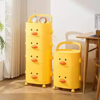 Ручная толкающая полка для хранения детской одежды Ящики для хранения игрушек Шкаф для отделки Органайзеры для косметики Сортировка всякой всячины
