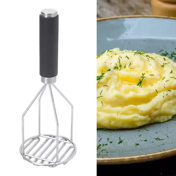 Ручная толкушка для картофеля, пресс для фасоли, многофункциональные кухонные гаджеты для чеснока, еда Round