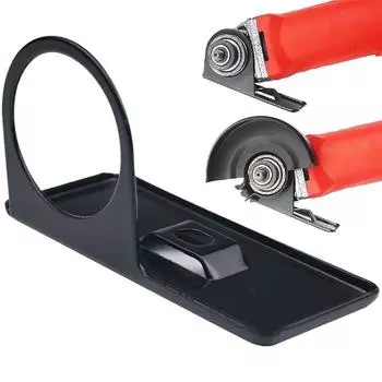 Ручная угловая шлифовальная машина, основание, балансировочный кронштейн, регулируемый утолщенный стальной держатель, основание режущей машины, инструменты для самостоятельной деревообработки, защита чёрный