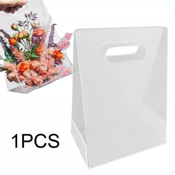 Ручная ваза прозрачная сумка для цветов креативная прозрачная коробка портативная корзина на день рождения