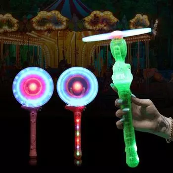 Ручная ветряная мельница в виде динозавра, ручная развлекательная пластиковая ручка, забавная светящаяся светодиодная игрушка для мальчиков и девочек с подсветкой для детей