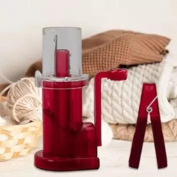 Ручная вязка DIY плетение катушка с зажимом Мини катушка вязальщица ручная вязальная машина бытовая красный