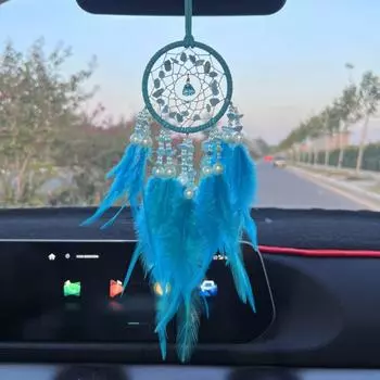 Ручная вязка Dream Catching Wind Chimes Автомобильная подвеска для автомобиля Настенная подвеска для автомобиля