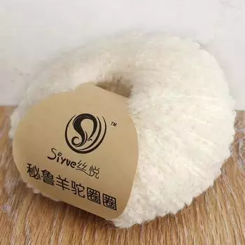 Ручная вязка пряжа шерстяная пряжа мохнатый верблюд альпака смешанная пряжа ручная работа вязаный крючком свитер своими руками рукоделие