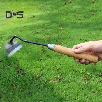 Ручная закаленная полая мотыга с эргономичной ручкой, нержавеющая, легкая прополка, рыхление почвы, садовые принадлежности, ямы на ферме S