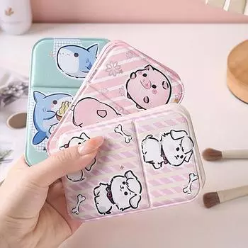 Ручное настольное зеркало с подставкой, складное зеркало для макияжа с высоким разрешением, легкое, удобное для переноски, косметическое зеркало, косметические принадлежности 3